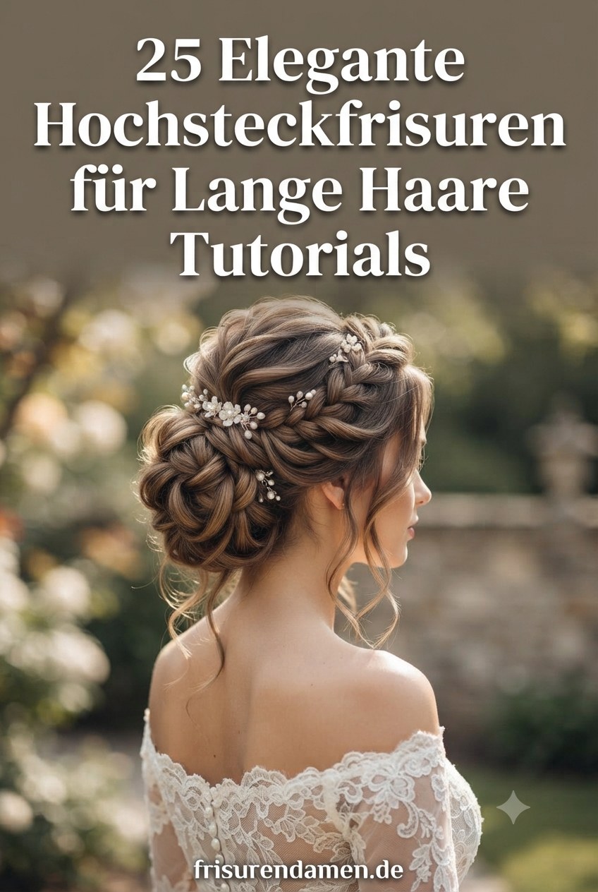 25 Elegante Hochsteckfrisuren für Lange Haare Tutorials