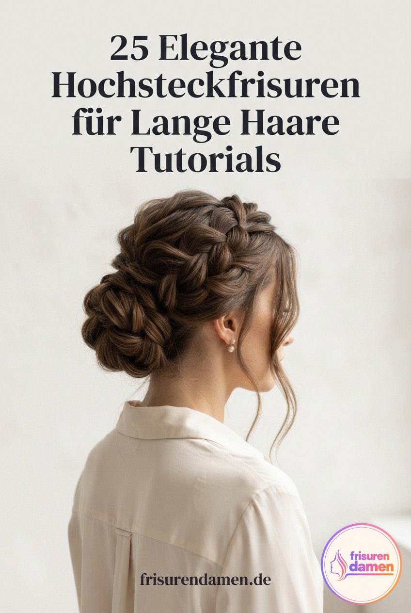 25 Elegante Hochsteckfrisuren für Lange Haare Tutorials