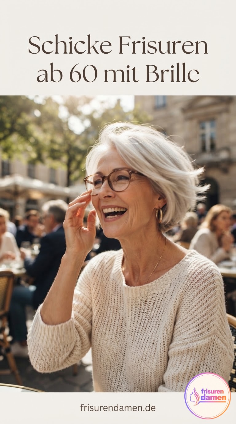 Schicke Frisuren ab 60 mit Brille
