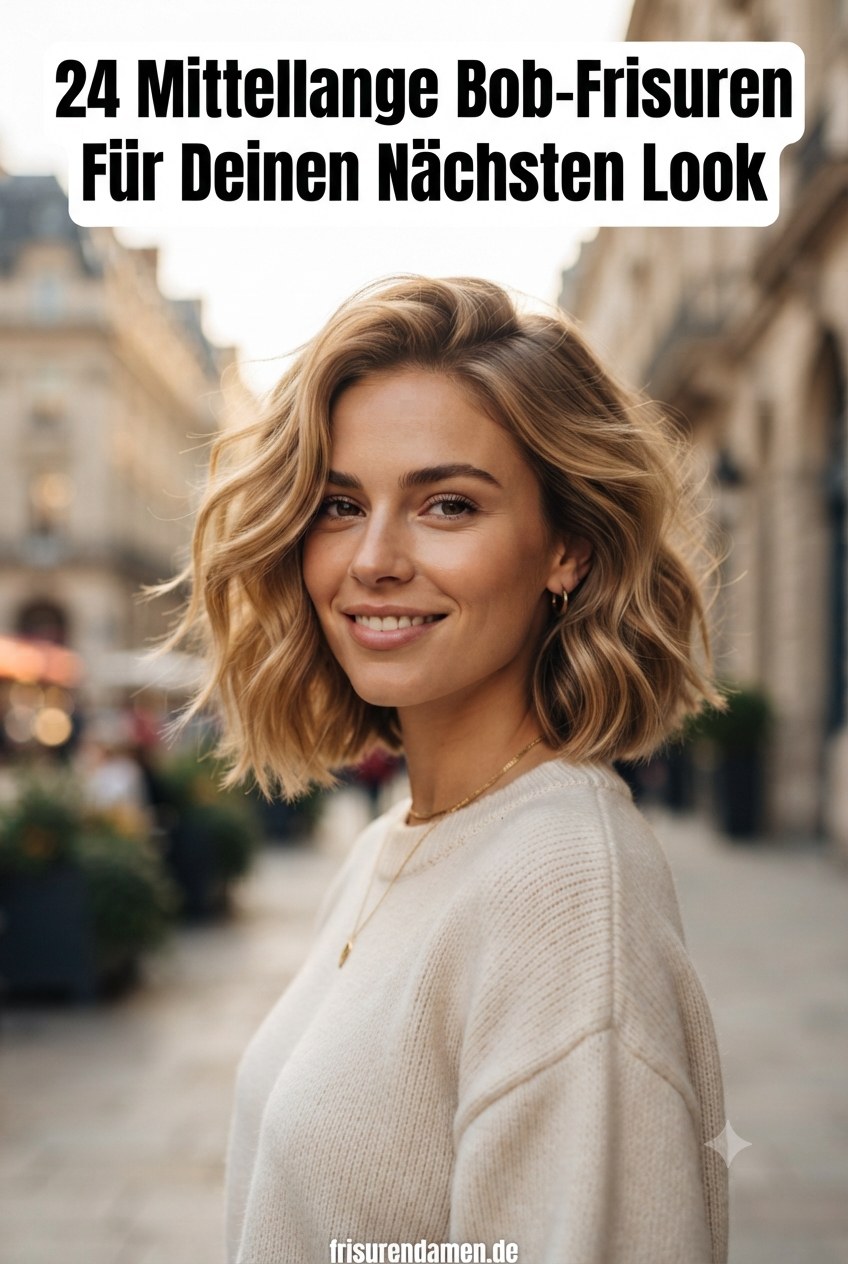 24 Mittellange Bob-Frisuren Für Deinen Nächsten Look