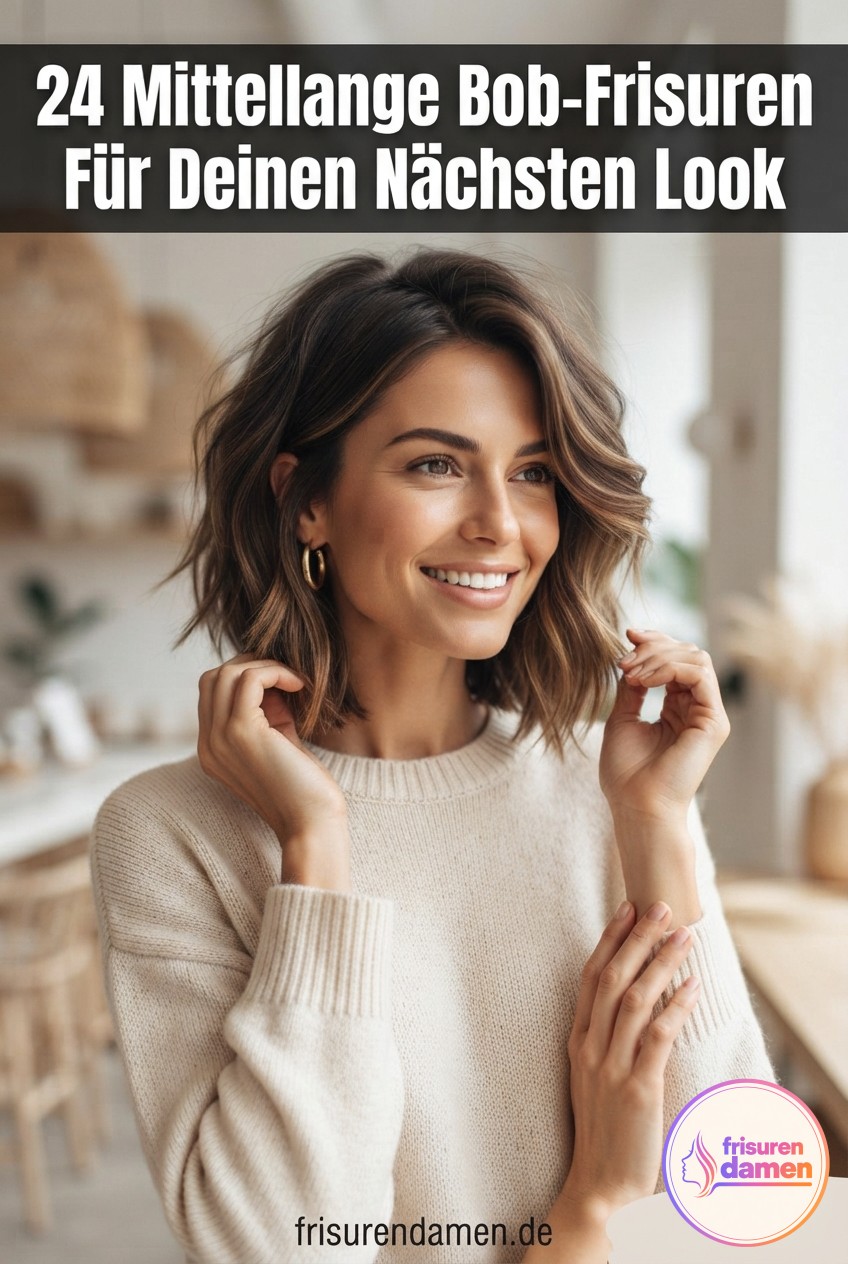 24 Mittellange Bob-Frisuren Für Deinen Nächsten Look