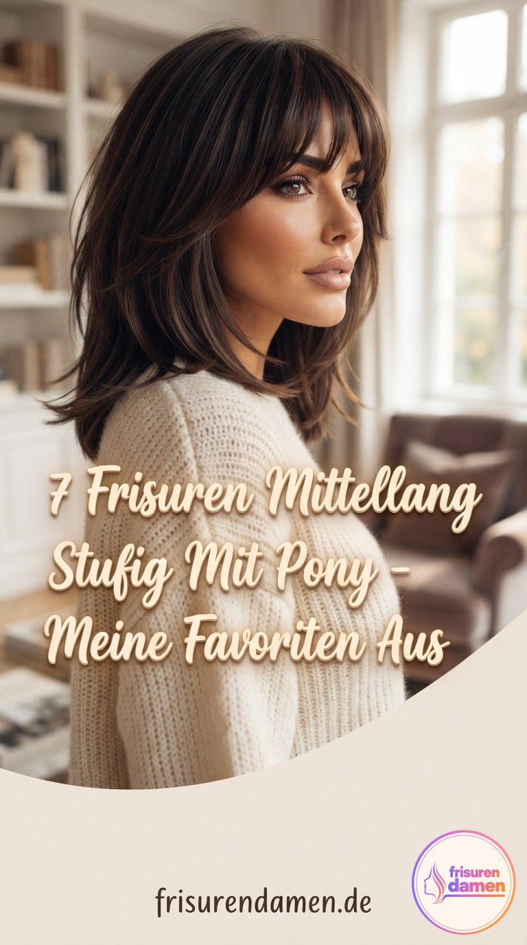 7 Frisuren Mittellang Stufig Mit Pony - Meine Favoriten Aus