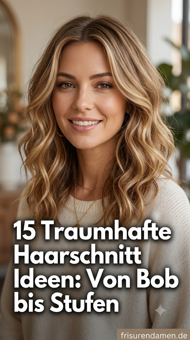 15 Traumhafte Haarschnitt Ideen: Von Bob bis Stufen