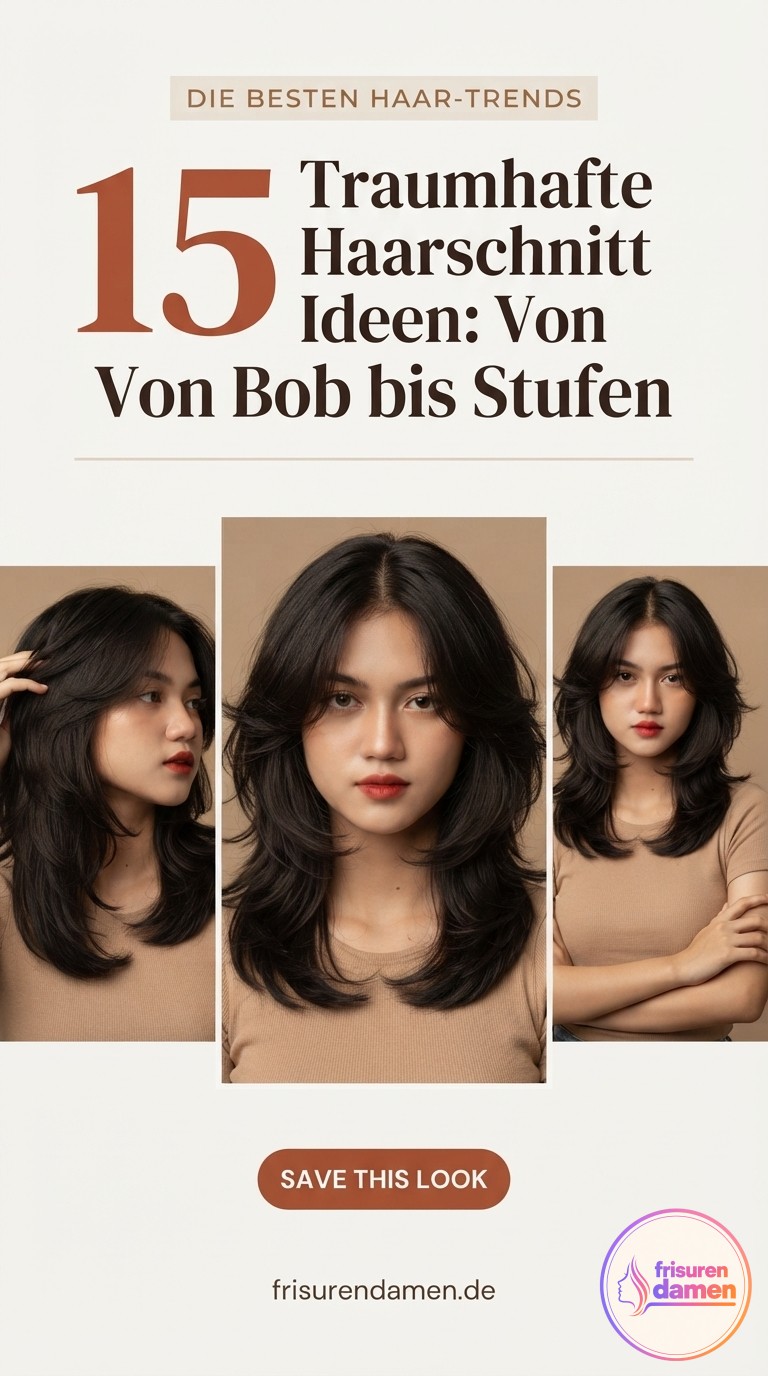 15 Traumhafte Haarschnitt Ideen: Von Bob bis Stufen