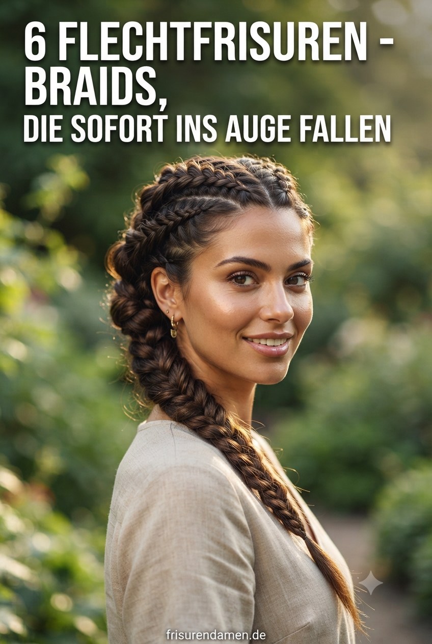 6 Flechtfrisuren - Braids, Die Sofort Ins Auge Fallen