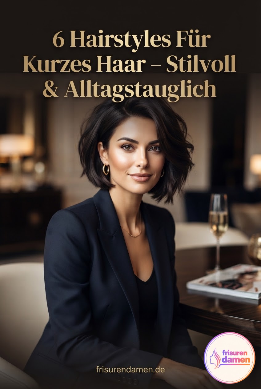 6 Hairstyles Für Kurzes Haar - Stilvoll & Alltagstauglich