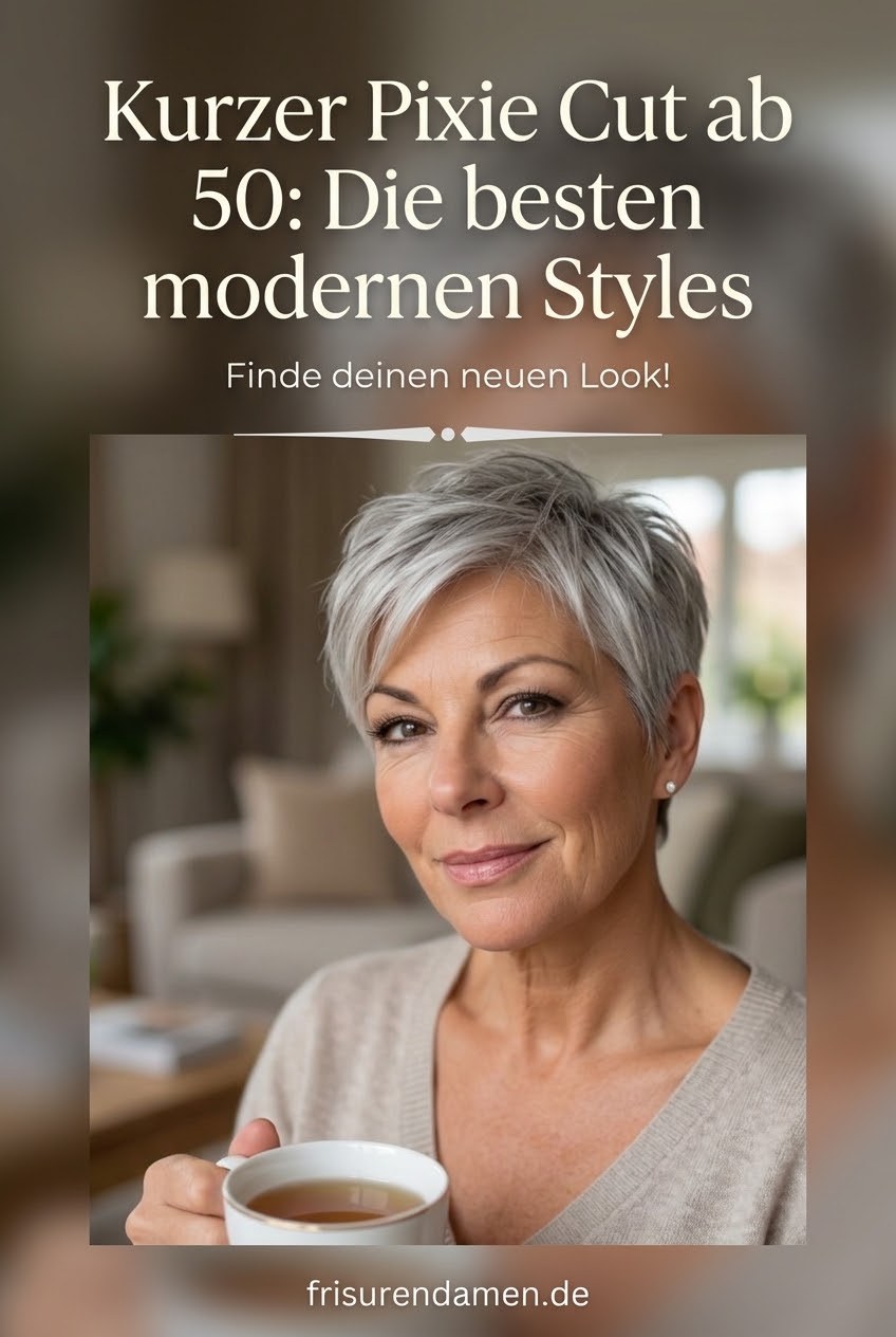 Kurzer Pixie Cut ab 50: Die besten modernen Styles