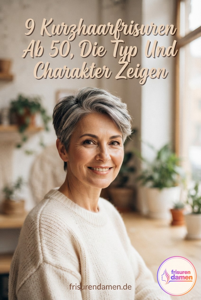 9 Kurzhaarfrisuren Ab 50, Die Typ Und Charakter Zeigen