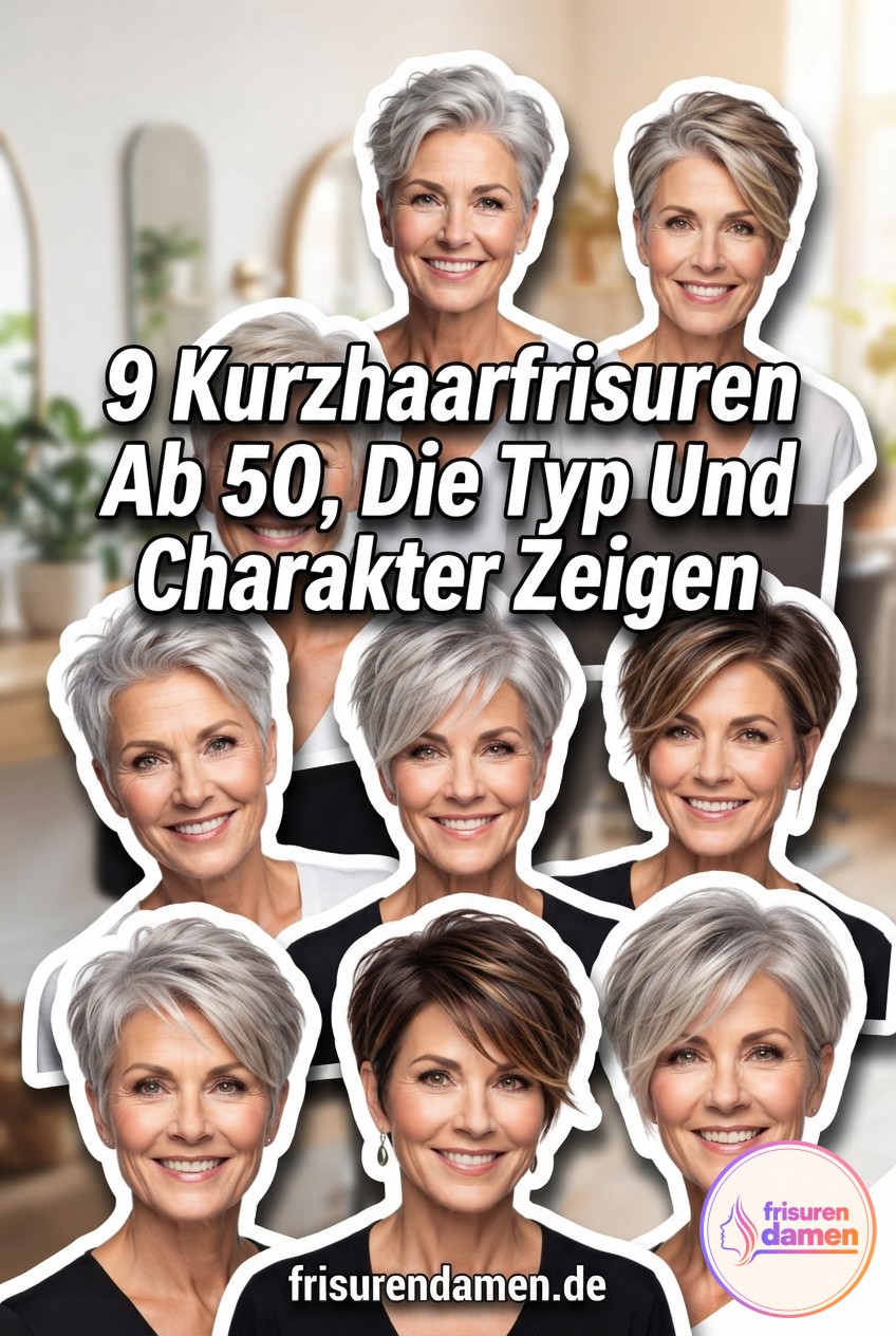 9 Kurzhaarfrisuren Ab 50, Die Typ Und Charakter Zeigen