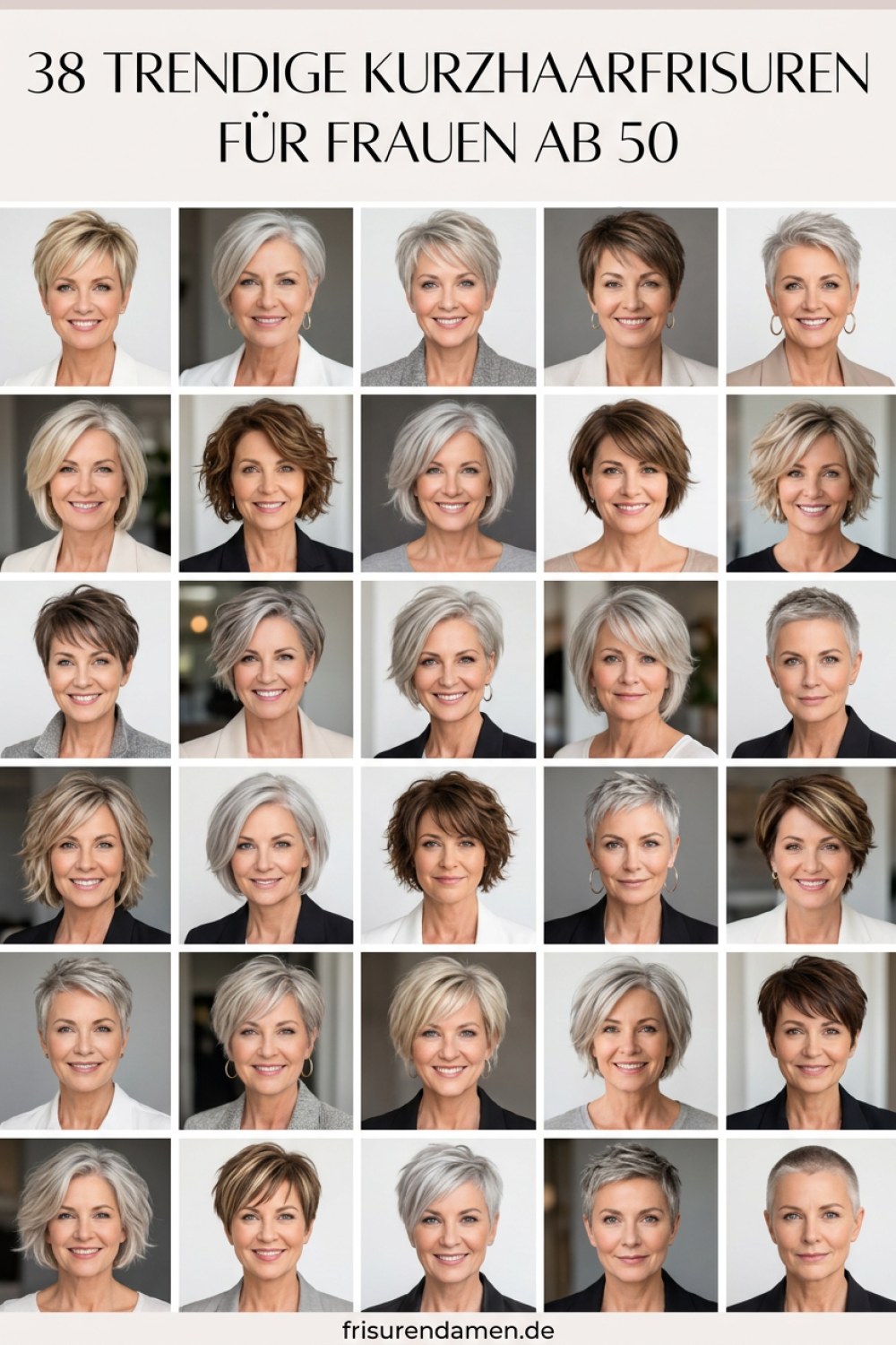38 Kurzhaarfrisuren Für Frauen Ab 50