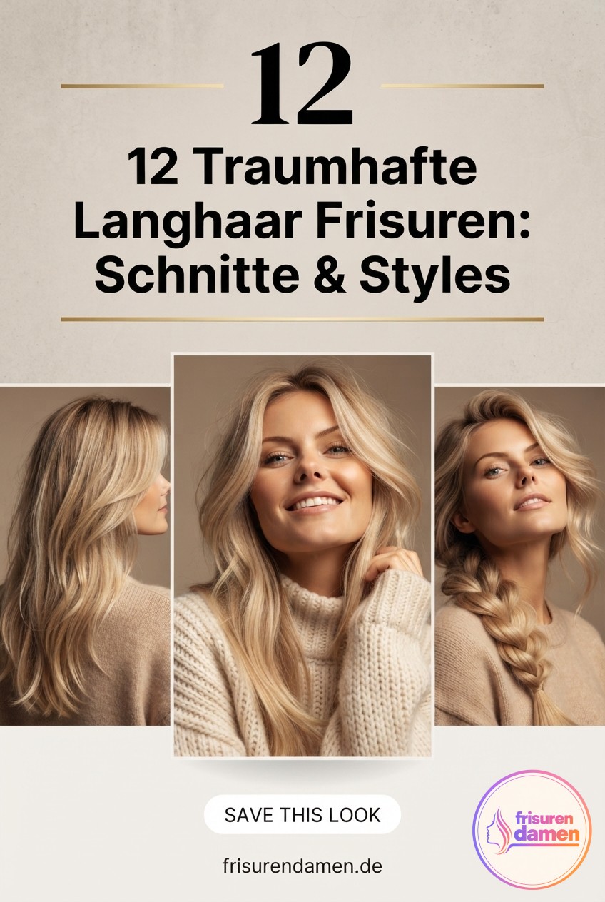 12 Traumhafte Langhaar Frisuren: Schnitte & Styles