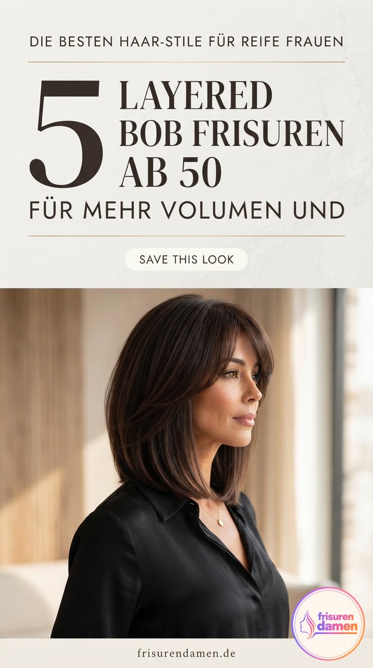 5 Layered Bob Frisuren Ab 50 Für Mehr Volumen Und