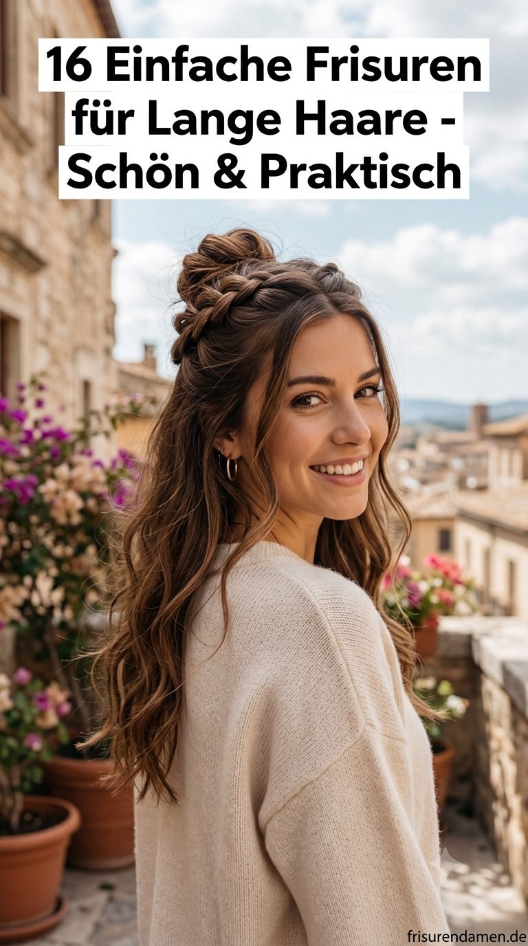 16 Einfache Frisuren für Lange Haare - Schön & Praktisch