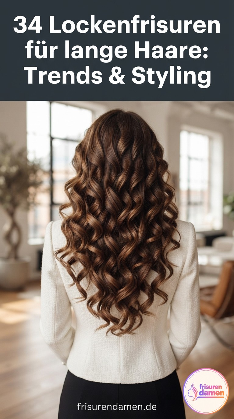34 Lockenfrisuren für lange Haare: Trends & Styling