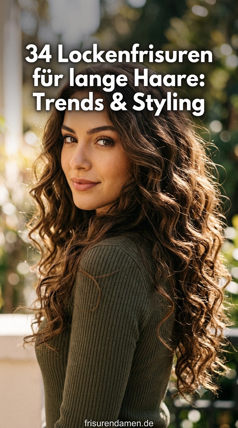 34 Lockenfrisuren für lange Haare: Trends & Styling