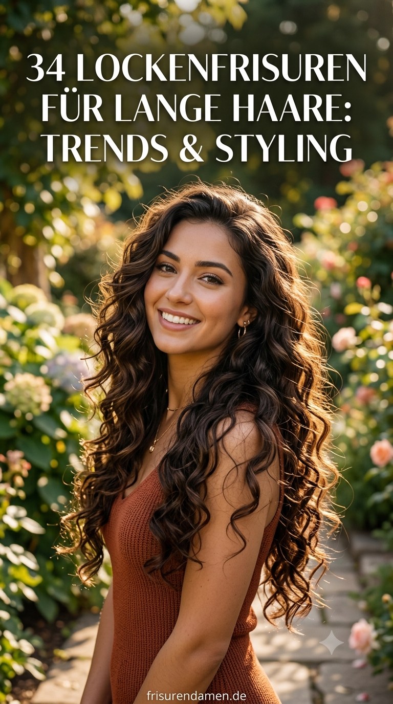 34 Lockenfrisuren für lange Haare: Trends & Styling