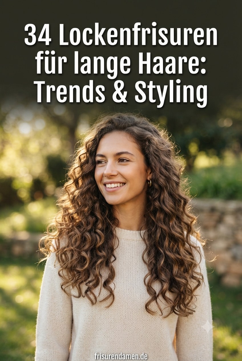 34 Lockenfrisuren für lange Haare: Trends & Styling