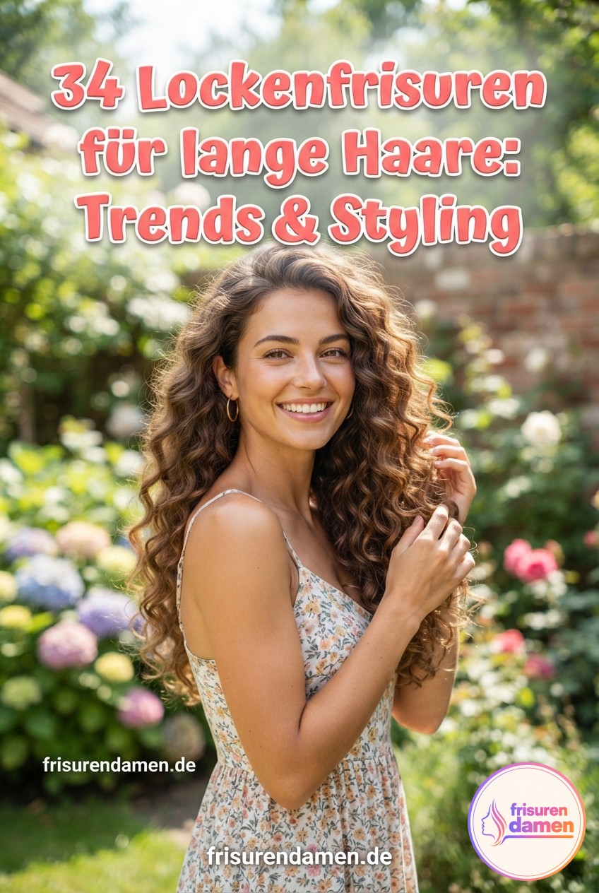 34 Lockenfrisuren für lange Haare: Trends & Styling