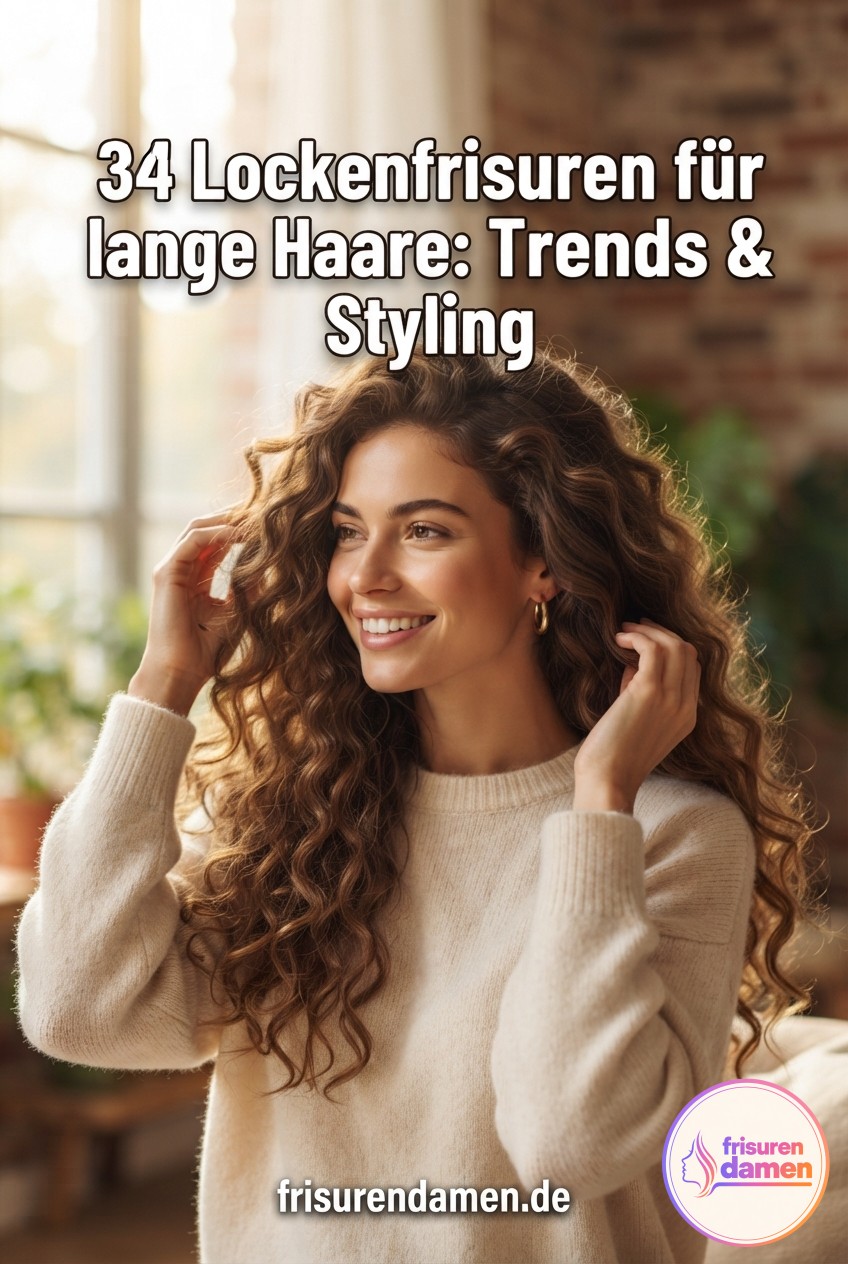 34 Lockenfrisuren für lange Haare: Trends & Styling