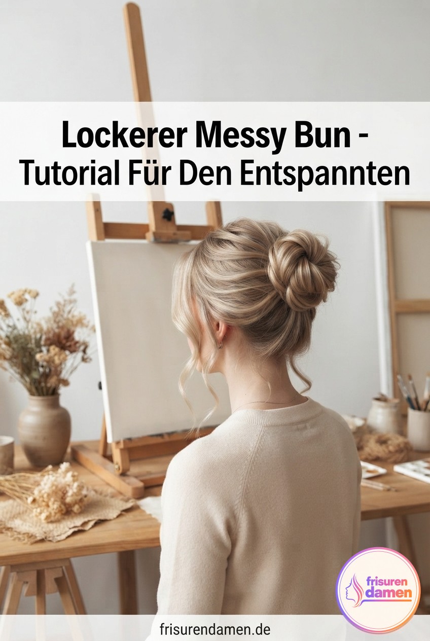 Lockerer Messy Bun - Tutorial Für Den Entspannten