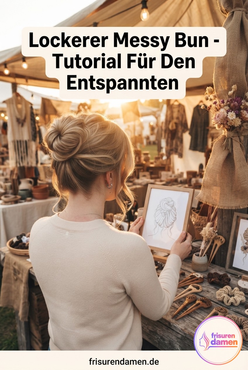 Lockerer Messy Bun - Tutorial Für Den Entspannten