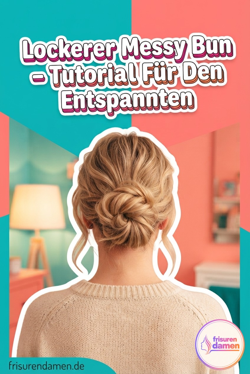 Lockerer Messy Bun - Tutorial Für Den Entspannten