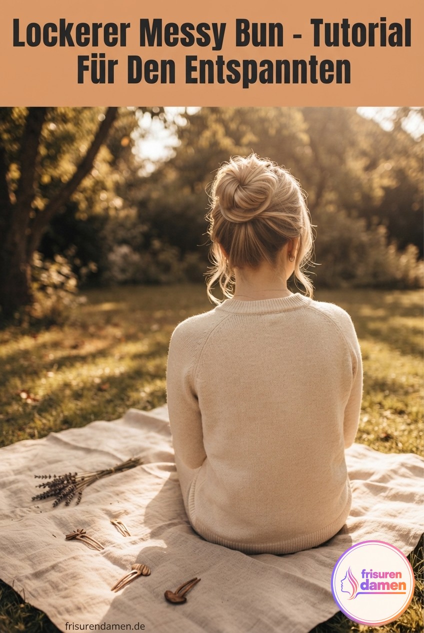 Lockerer Messy Bun - Tutorial Für Den Entspannten