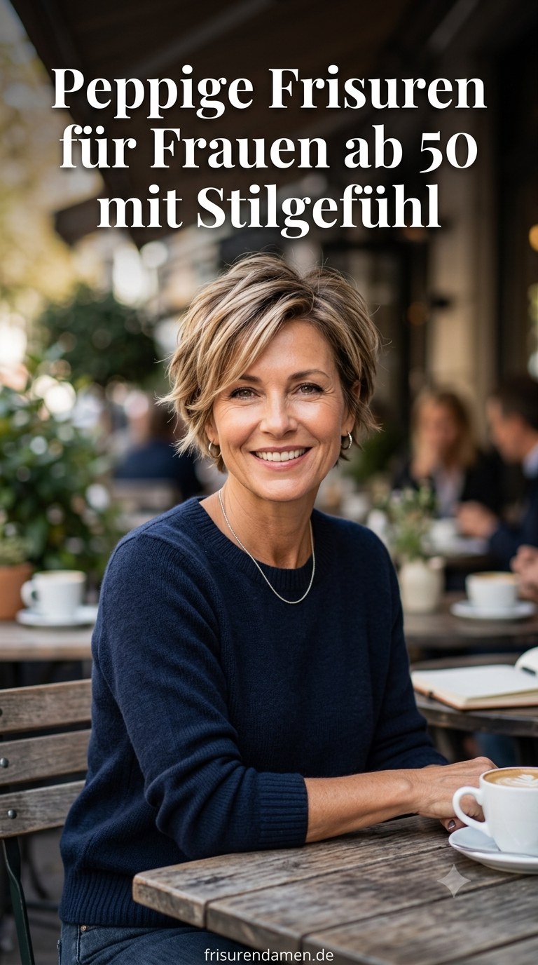 Peppige Frisuren für Frauen ab 50 mit Stilgefühl
