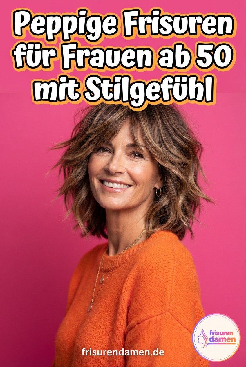 Peppige Frisuren für Frauen ab 50 mit Stilgefühl