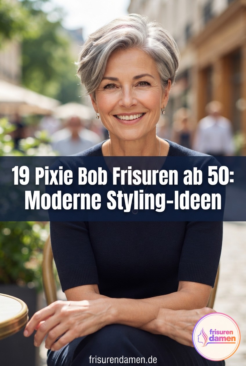 19 Pixie Bob Frisuren ab 50: Moderne Styling-Ideen