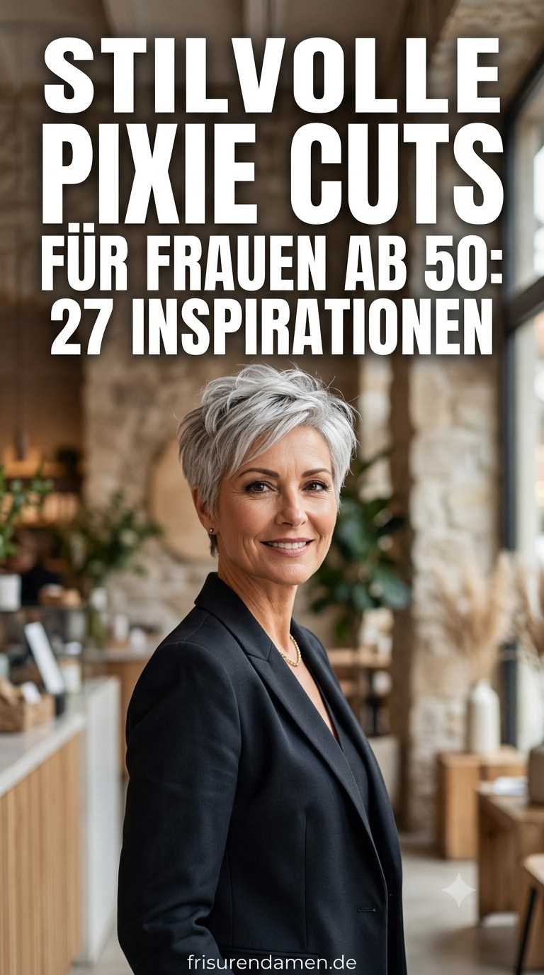 Stilvolle Pixie Cuts für Frauen ab 50: 27 Inspirationen