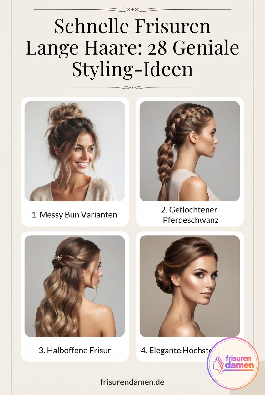 Schnelle Frisuren Lange Haare: 28 Geniale Styling-Ideen