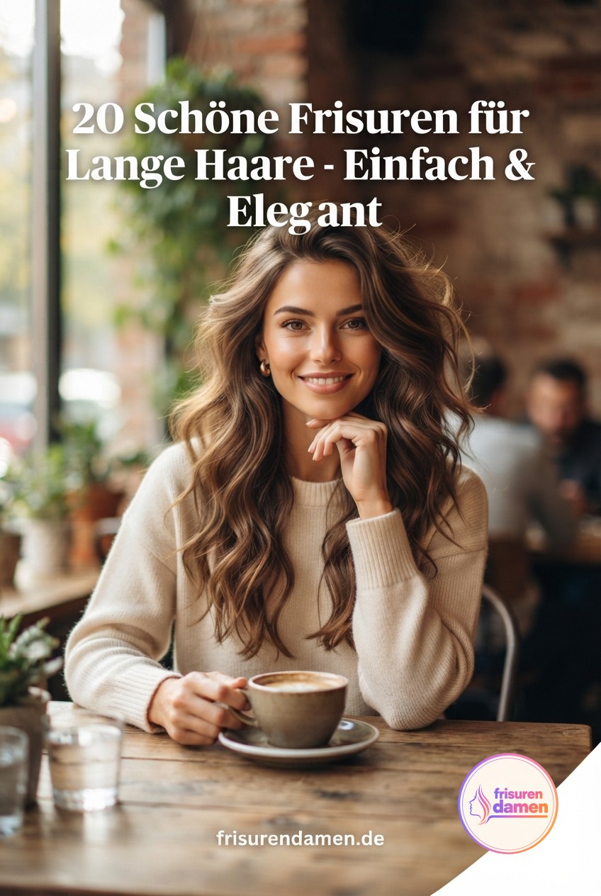 20 Schöne Frisuren für Lange Haare - Einfach & Elegant