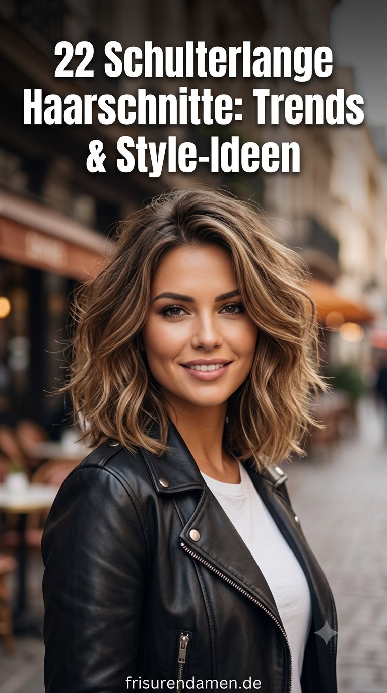 22 Schulterlange Haarschnitte: Trends & Style-Ideen