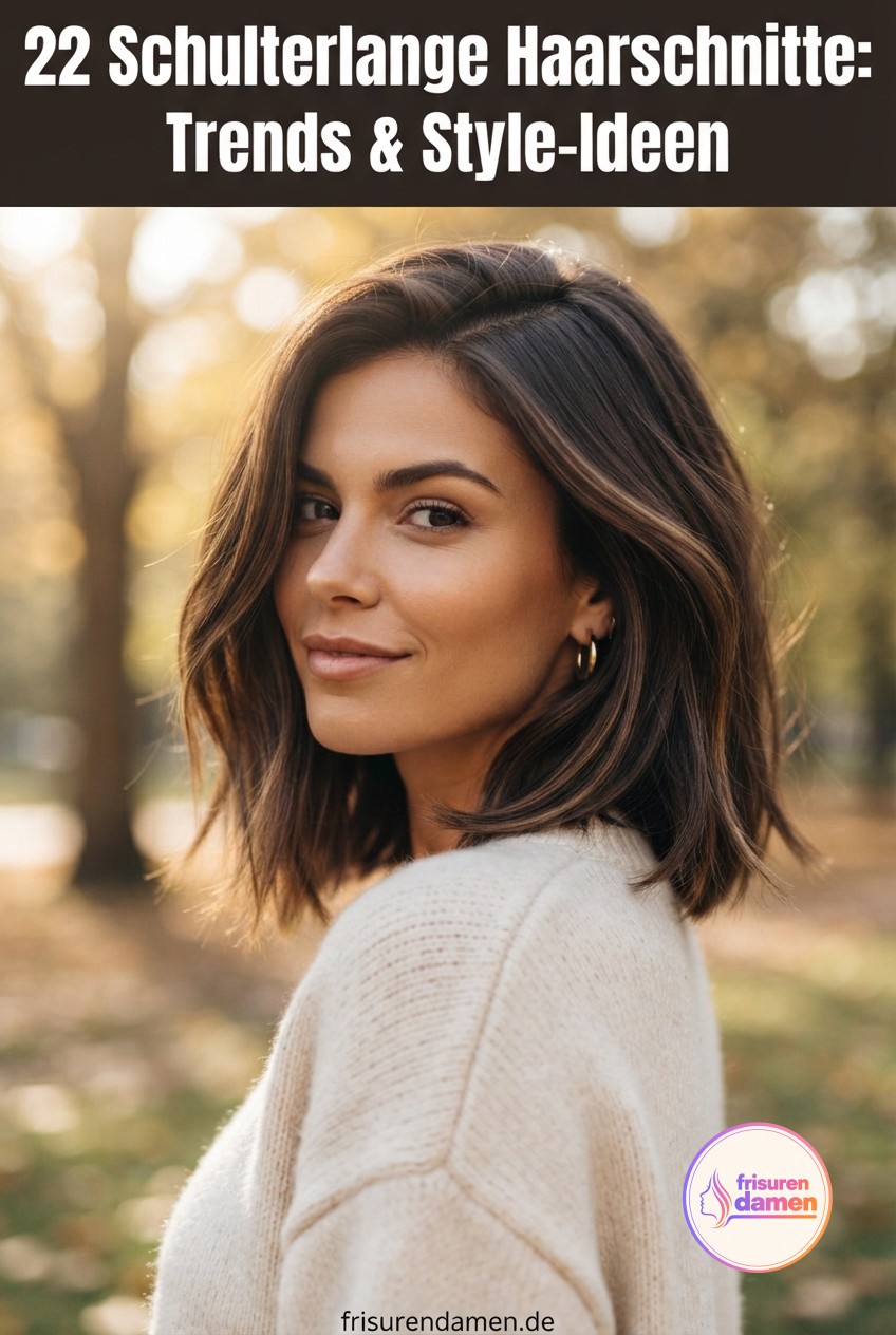 22 Schulterlange Haarschnitte: Trends & Style-Ideen