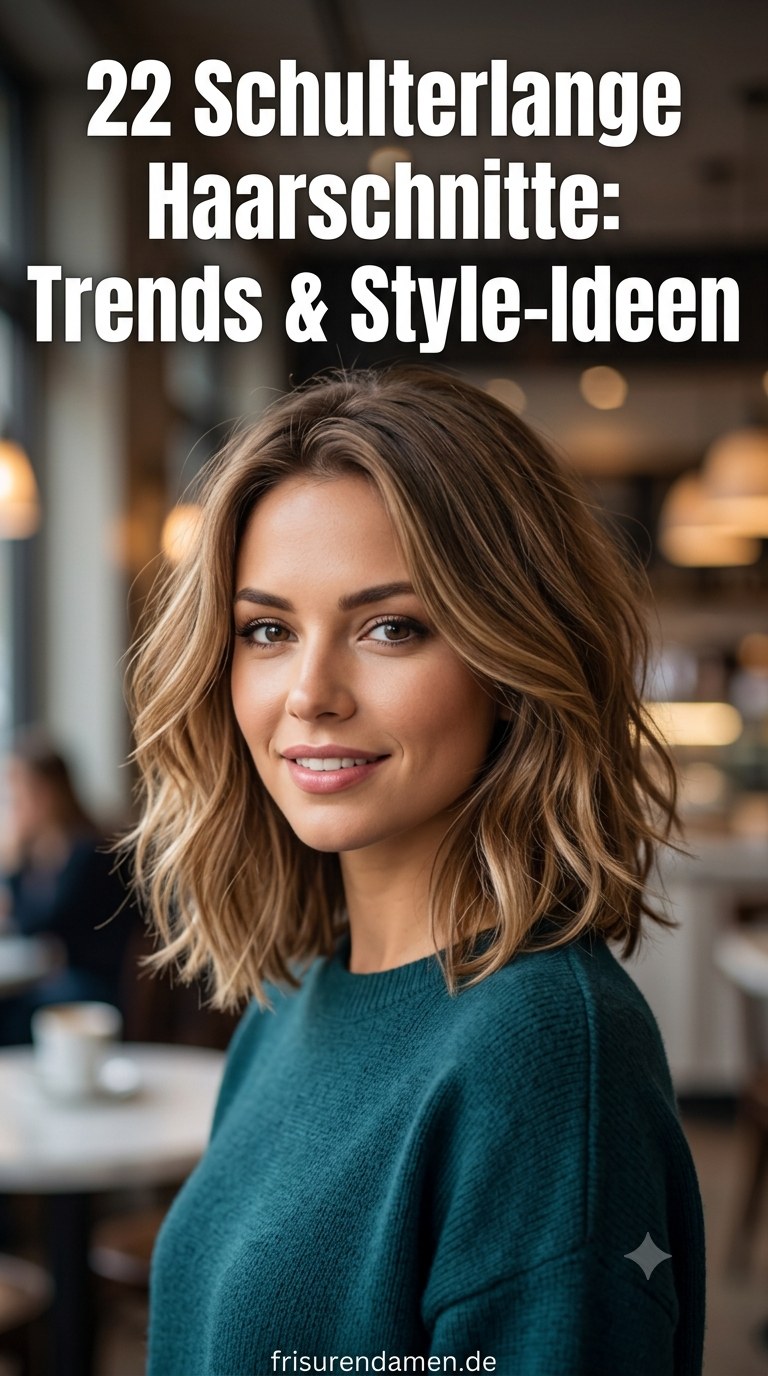 22 Schulterlange Haarschnitte: Trends & Style-Ideen