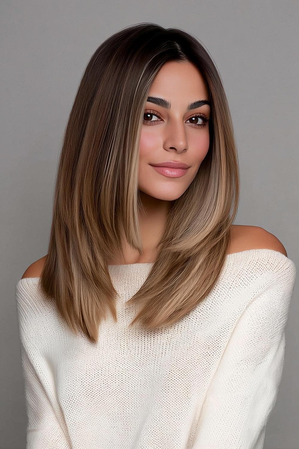Balayage Schulterlange Haare