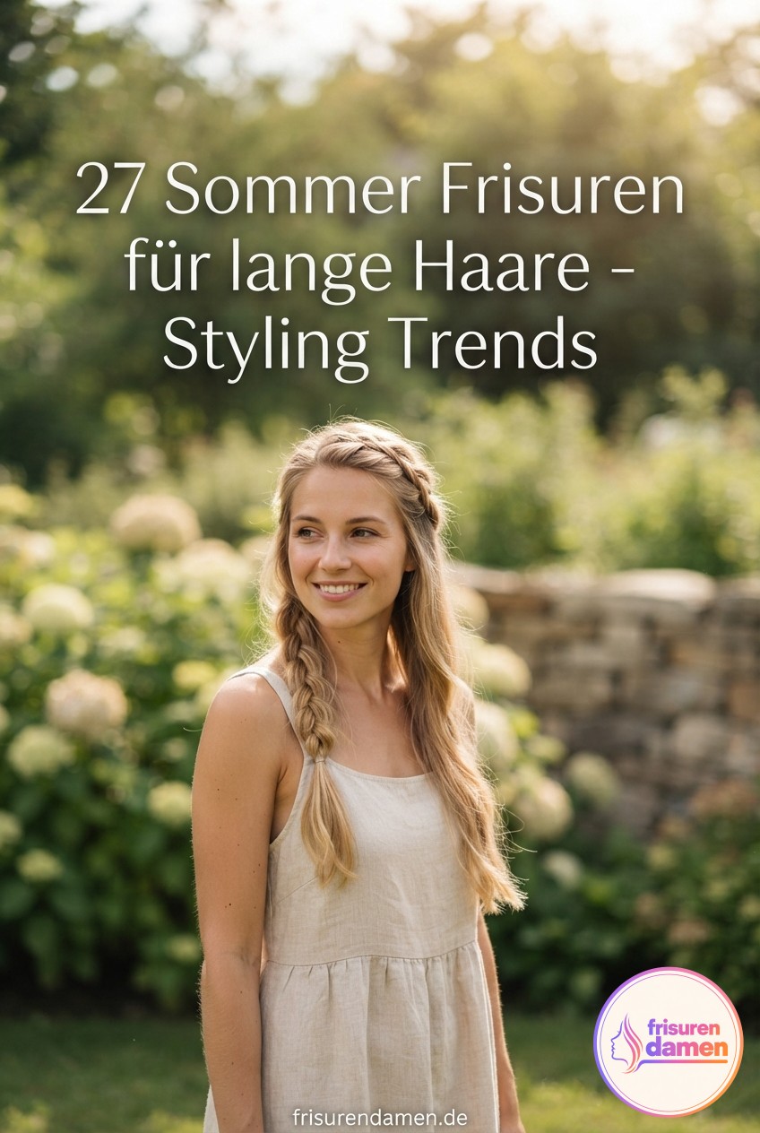 27 Sommer Frisuren für lange Haare - Styling Trends