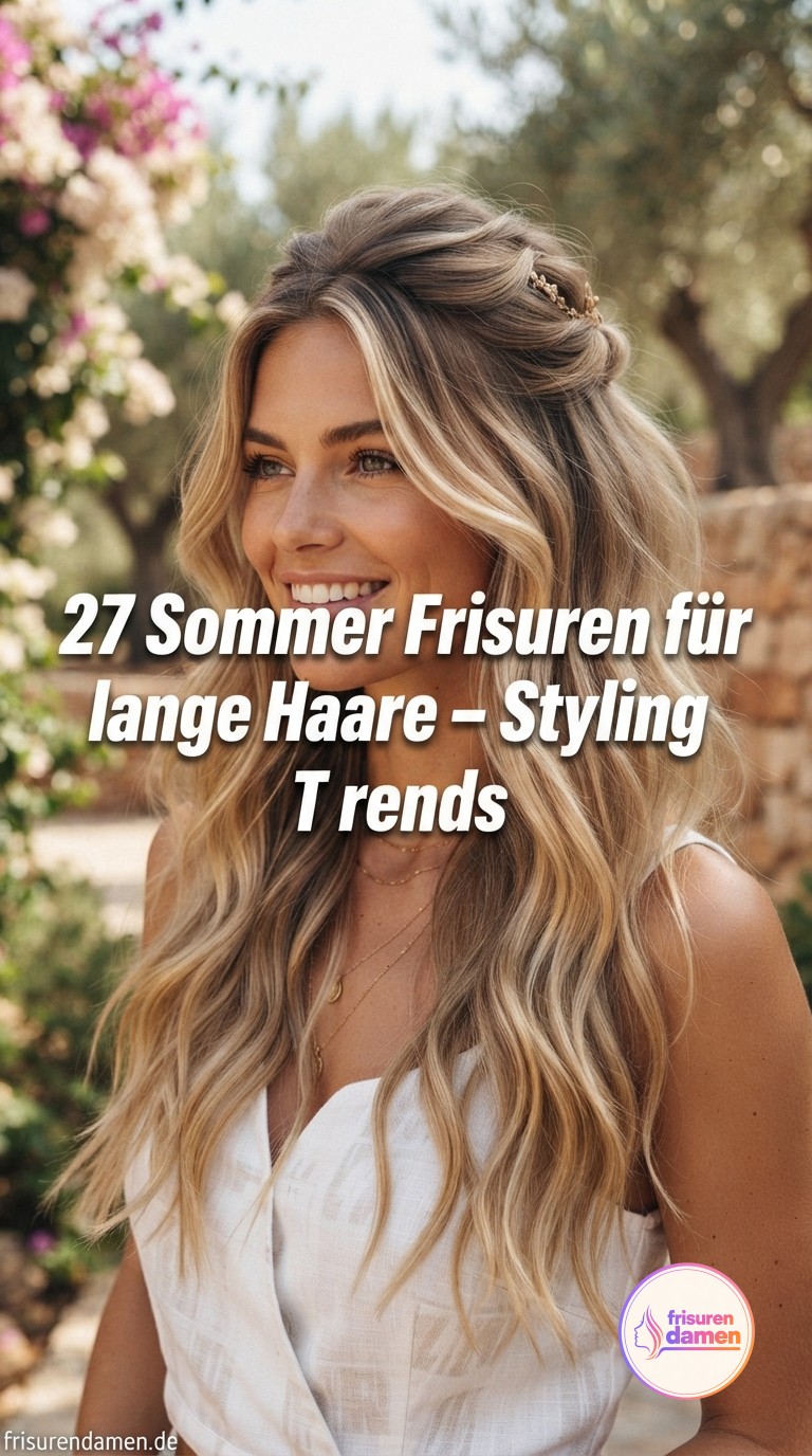27 Sommer Frisuren für lange Haare - Styling Trends