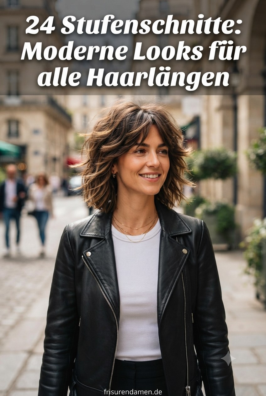 24 Stufenschnitte: Moderne Looks für alle Haarlängen