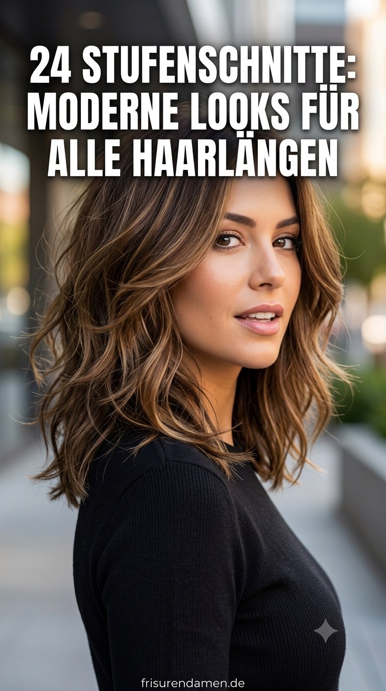 24 Stufenschnitte: Moderne Looks für alle Haarlängen
