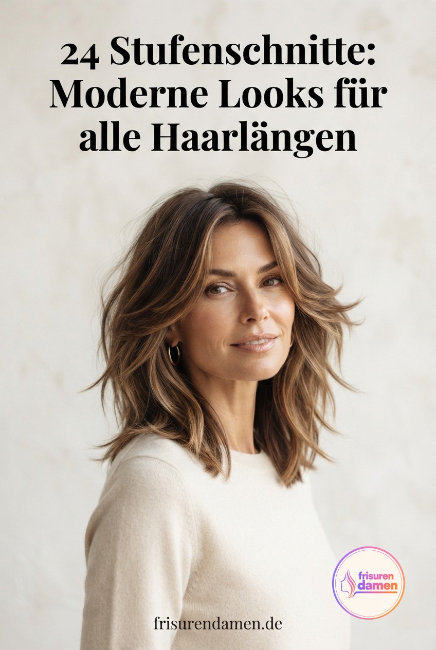 24 Stufenschnitte: Moderne Looks für alle Haarlängen