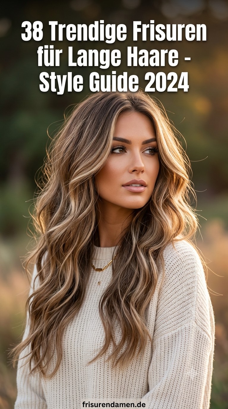 38 Trendige Frisuren für Lange Haare - Style Guide 2024