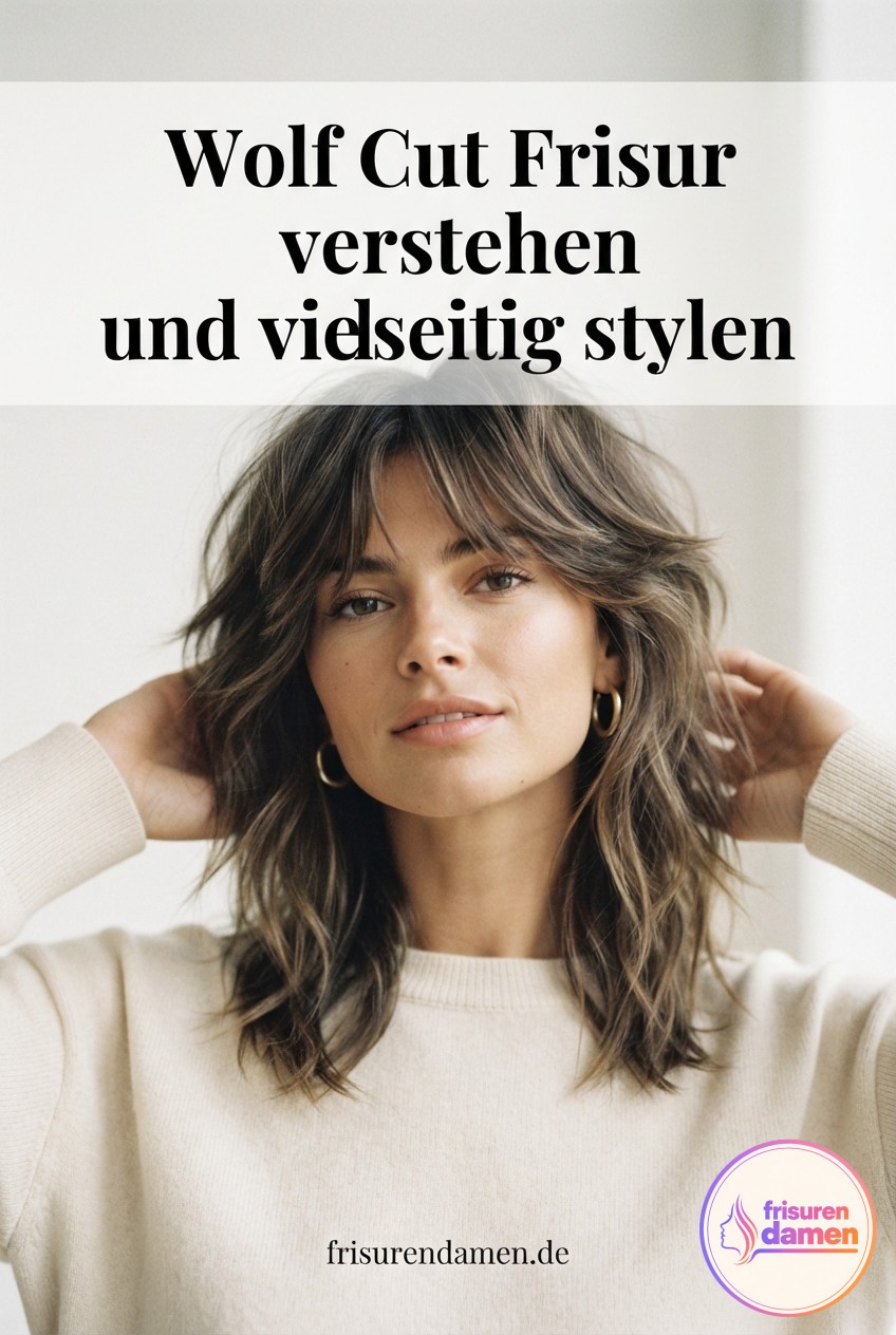 Wolf Cut Frisur verstehen und vielseitig stylen