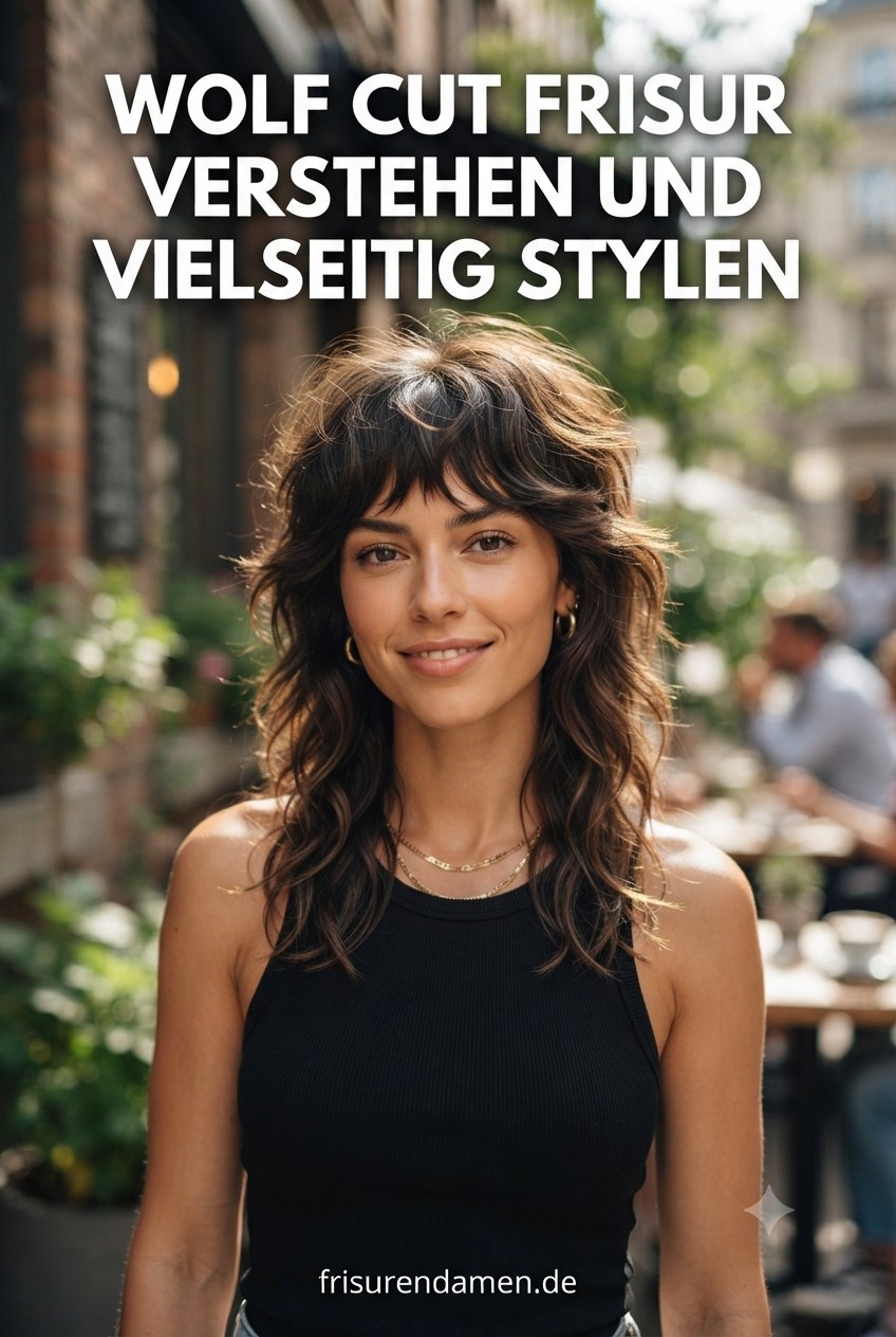 Wolf Cut Frisur verstehen und vielseitig stylen