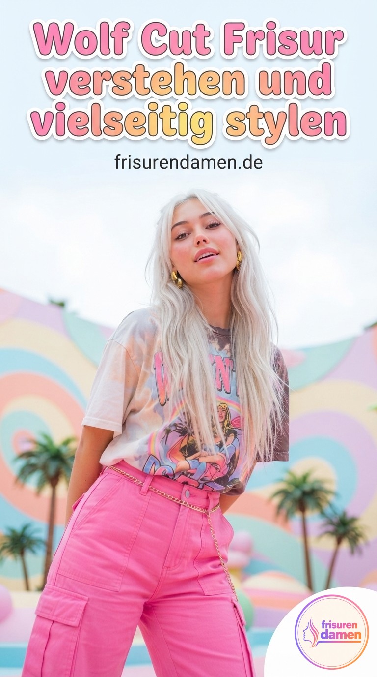 Wolf Cut Frisur verstehen und vielseitig stylen