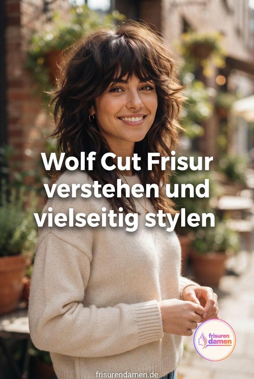 Wolf Cut Frisur verstehen und vielseitig stylen