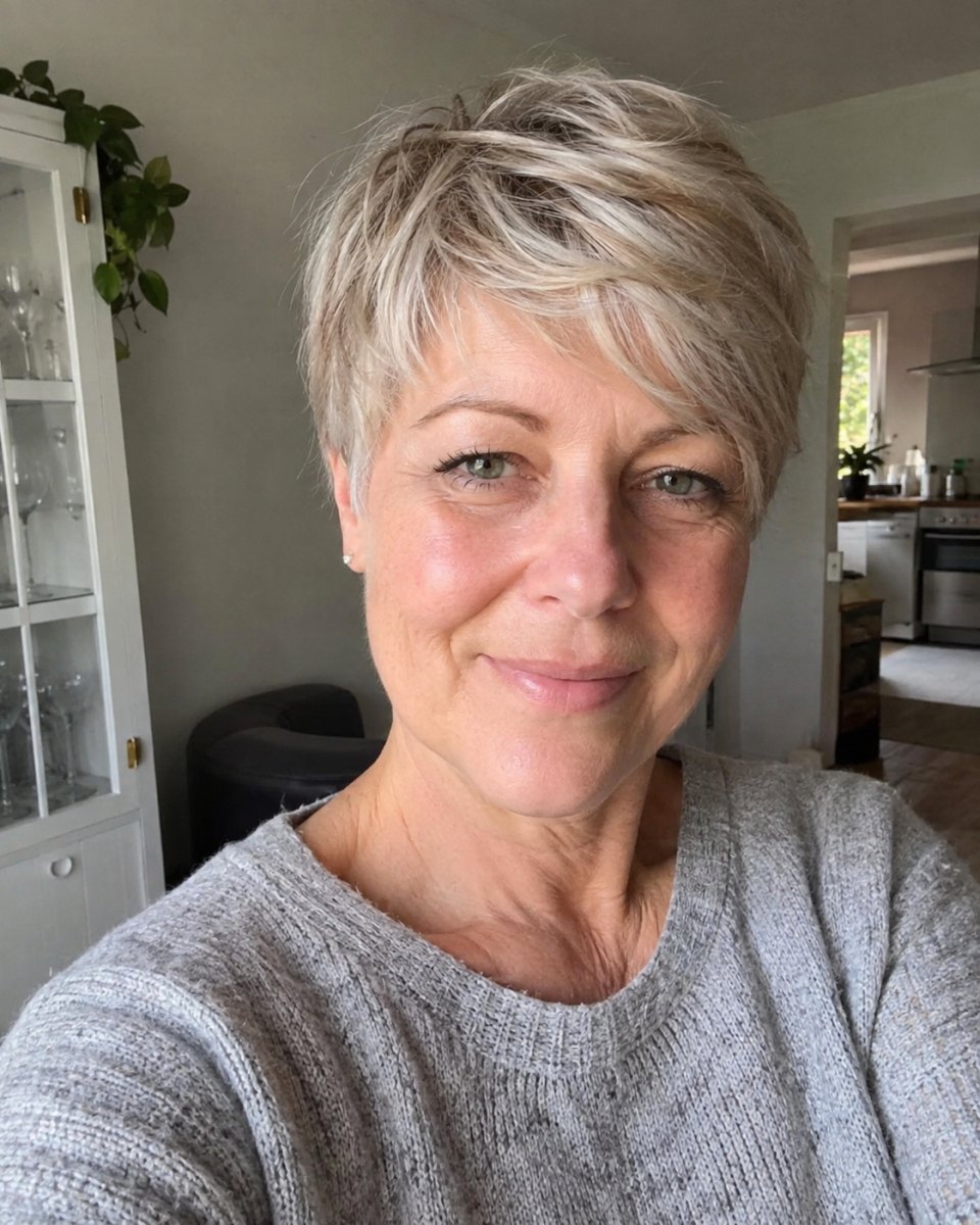 Pflegeleichter Pixie Cut feines Haar